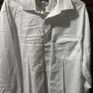 Chaps white long-sleeved dress shirt